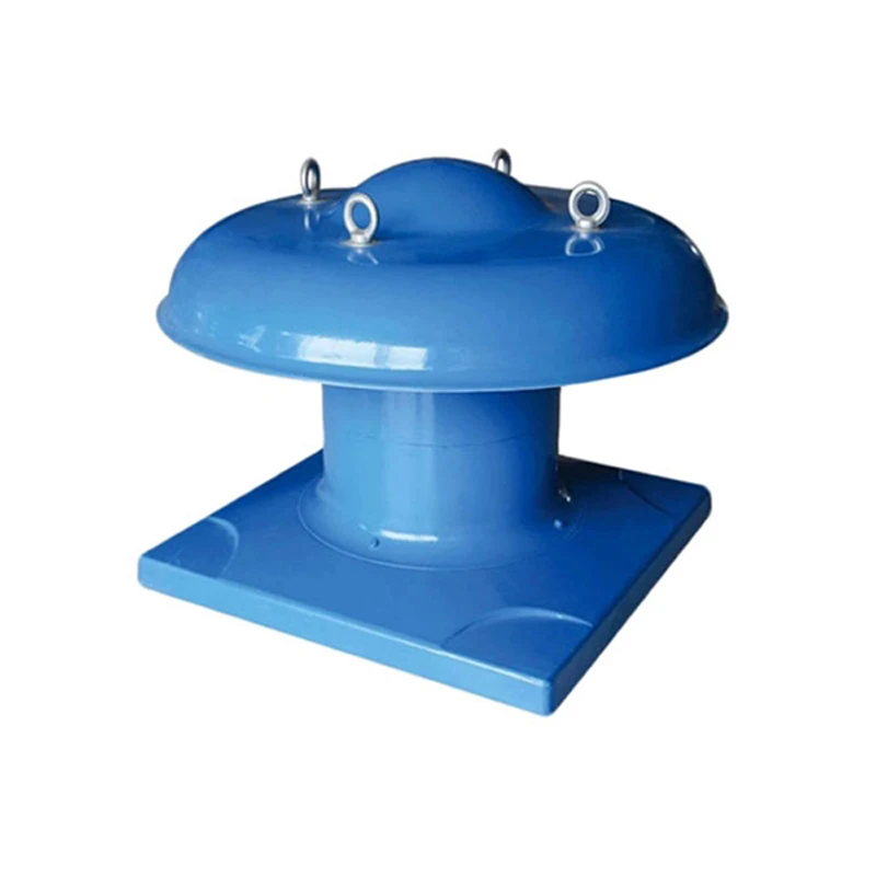 Horizontale axiale dakventilator